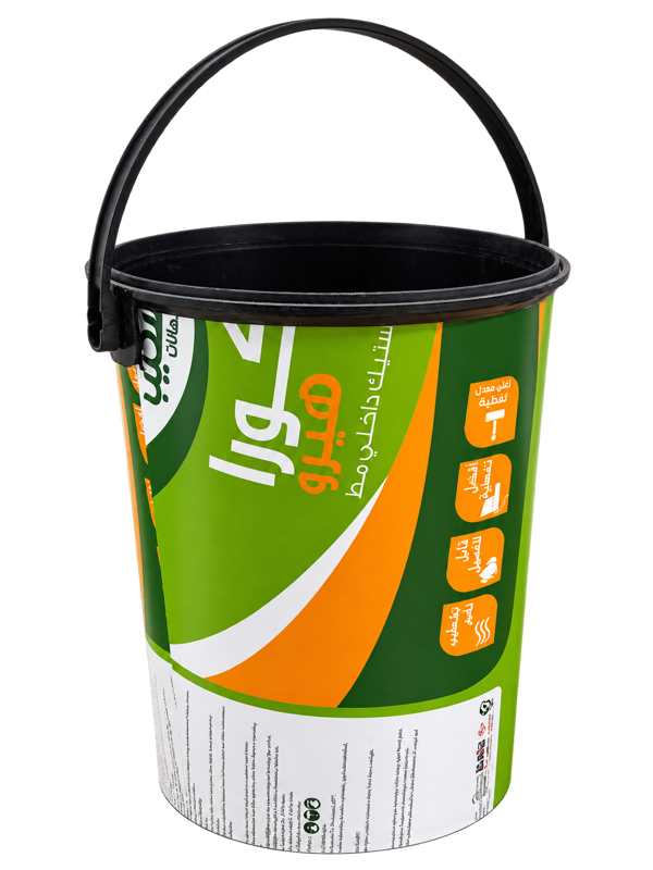 Green branded 5 litre bucket