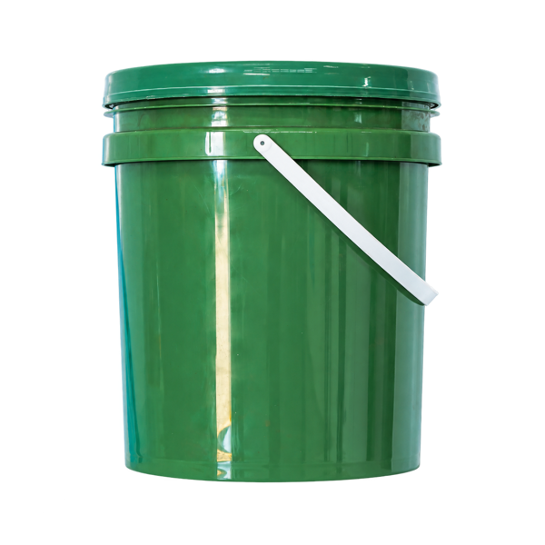 Green 20 litre polypropylene bucket